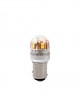 P21/5W 12/24V BAY15d 2,8W 15xSMD2835 LED ΛΕΥΚΟ CAN-BUS BLISTER M-TECH 1ΤΕΜ.