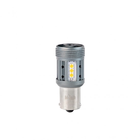 AMC-LB852Y-01B/MT - ΛΑΜΠΑΚΙ PY21W 12/24V BA15s 12xSMD3030 LED CAN-BUS ΠΟΡΤΟΚΑΛΙ PLATINIUM BLISTER M-TECH - 1 ΤΕΜ ΛΑΜΠΑΚΙ PY21W 12/24V BA15s 12xSMD3030 LED CAN-BUS ΠΟΡΤΟΚΑΛΙ PLATINIUM BLISTER M-TECH - 1 ΤΕΜ