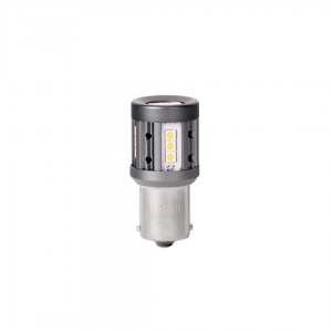 ΛΑΜΠΑΚΙ P21W 12/24V 1156 BA15s 600lm 4W 15x3030SMD LED CAN-BUS ΛΕΥΚΟ PLATINIUM BLISTER M-TECH - 1 ΤΕΜ.