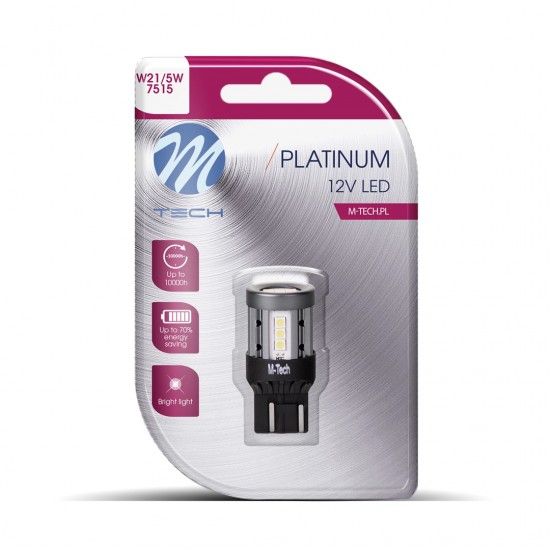 AMC-LB865W-01B/MT - ΛΑΜΠΑΚΙ W21/5W T20 7443 W3x16q 12/24V 600lm 4W 15x3030SMD LED CAN-BUS PLATINIUM ΛΕΥΚΟ BLISTER - 1 ΤΕΜ. ΛΑΜΠΑΚΙ W21/5W T20 7443 W3x16q 12/24V 600lm 4W 15x3030SMD LED CAN-BUS PLATINIUM ΛΕΥΚΟ BLISTER - 1 ΤΕΜ.
