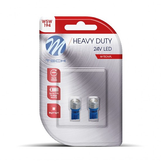 AMC-LB915B/MT - T10 W5W 24V W1,2x9,5d LED 1xHP ΜΠΛΕ ΔΙΑΘΛΑΣΗ (ΚΑΡΦΩΤΟ ΑΚΑΛΥΚΟ) BLISTER 2ΤΕΜ. M-TECH T10 W5W 24V W1,2x9,5d LED 1xHP ΜΠΛΕ ΔΙΑΘΛΑΣΗ (ΚΑΡΦΩΤΟ ΑΚΑΛΥΚΟ) BLISTER 2ΤΕΜ. M-TECH