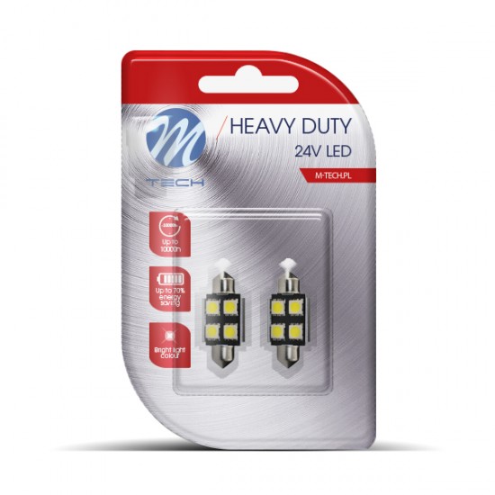 AMC-LB9328W/MT - ΛΑΜΠΑΚΙΑ ΠΛΑΦΟΝΙΕΡΑΣ C5W 24V 0,24W SV8,5 36mm CAN-BUS 4xSMD5050 PREMIUM ΛΕΥΚΟ BLISTER 2ΤΕΜ M-TECH ΛΑΜΠΑΚΙΑ ΠΛΑΦΟΝΙΕΡΑΣ C5W 24V 0,24W SV8,5 36mm CAN-BUS 4xSMD5050 PREMIUM ΛΕΥΚΟ BLISTER 2ΤΕΜ M-TECH