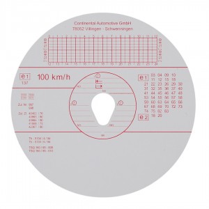 ΤΑΧΟΓΡΑΦΟΙ KIENZLE VDO 100km/h 100ΤΕΜ