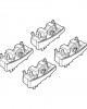 AMC-N21106 - ΑΚΡΑ ΓΙΑ ΜΠΑΡΕΣ NORDRIVE ΓΙΑ OPEL CORSA D 09/06+ KIT ΑΚΡΑ ΓΙΑ ΜΠΑΡΕΣ NORDRIVE ΓΙΑ OPEL CORSA D 09/06+ KIT