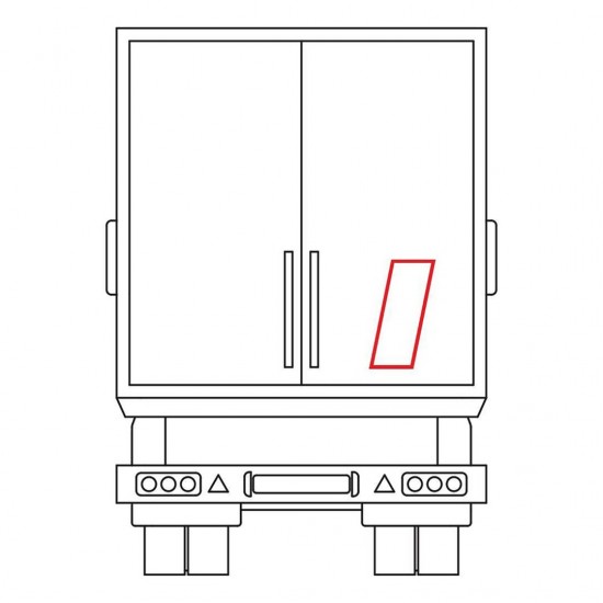 AMC-L.RA7105 - ΑΝΑΚΛΑΣΤΙΚΟ ΑΥΤΟΚΟΛΛΗΤΟ ΛΕΥΚΟ ΜΕ ΚΟΚΚΙΝΟ ΠΕΡΙΓΡΑΜΜΑ 120x307mm - 1 ΤΕΜ. ΑΝΑΚΛΑΣΤΙΚΟ ΑΥΤΟΚΟΛΛΗΤΟ ΛΕΥΚΟ ΜΕ ΚΟΚΚΙΝΟ ΠΕΡΙΓΡΑΜΜΑ 120x307mm - 1 ΤΕΜ.