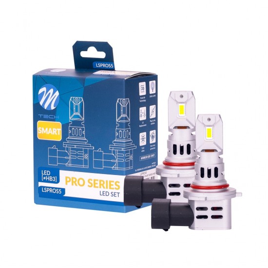 AMC-LSPROS5/MT - ΛΑΜΠΕΣ HΒ3 12V 2x 21W max6.000K 4600lm PRO SMART SERIES LED M-TECH - 2 τεμ. ΛΑΜΠΕΣ HΒ3 12V 2x 21W max6.000K 4600lm PRO SMART SERIES LED M-TECH - 2 τεμ.