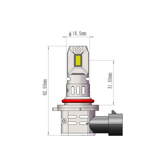 AMC-LSPROS5/MT - ΛΑΜΠΕΣ HΒ3 12V 2x 21W max6.000K 4600lm PRO SMART SERIES LED M-TECH - 2 τεμ. ΛΑΜΠΕΣ HΒ3 12V 2x 21W max6.000K 4600lm PRO SMART SERIES LED M-TECH - 2 τεμ.