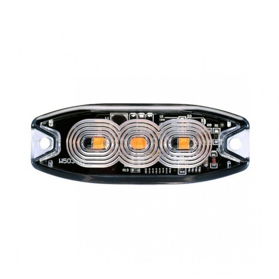 AMC-02297/AM - ΣΤΡΟΜΠΟ 12/24V 8x3x0,9cm ΠΟΡΤΟΚΑΛΙ 3LED 9W (3x3W) R65 R10 AMiO - 1 ΤΕΜ. ΣΤΡΟΜΠΟ 12/24V 8x3x0,9cm ΠΟΡΤΟΚΑΛΙ 3LED 9W (3x3W) R65 R10 AMiO - 1 ΤΕΜ.