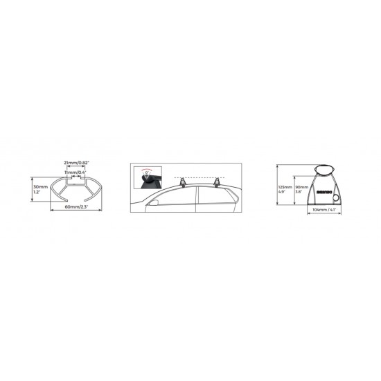 AMC-12520/MB - ΜΠΑΡΕΣ ΟΡΟΦΗΣ ΑΛΟΥΜΙΝΙΟΥ DELTA L BLACK 141 cm ROOF RACK ΣΕΤ ΣΕ ΜΑΥΡΟ ΧΡΩΜΑ ΜΕ ΠΡΟΣΤΑΤΕΥΤΙΚΑ ΚΑΠΑΚΙΑ ΑΚΡΩΝ ΓΙΑ ΑΠΛΗ ΟΡΟΦΗ MENABO - 2 ΤΕΜ. ΜΠΑΡΕΣ ΟΡΟΦΗΣ ΑΛΟΥΜΙΝΙΟΥ DELTA L BLACK 141 cm ROOF RACK ΣΕΤ ΣΕ ΜΑΥΡΟ ΧΡΩΜΑ ΜΕ ΠΡΟΣΤΑΤΕΥΤΙΚΑ ΚΑΠΑΚΙΑ ΑΚΡΩΝ ΓΙΑ ΑΠΛΗ ΟΡΟΦΗ MENABO - 2 ΤΕΜ.