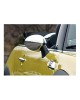 ΚΑΠΑΚΙΑ ΚΑΘΡΕΠΤΩΝ ΓΙΑ MINI CLUBMAN HB 3D R55 2007-2014 / COOPER R56 / R57 / R58 / R59 / COUNTRYMAN ΧΡΩΜΙΟ 2ΤΕΜ ΜΕΤΑΛΛΙΚΑ