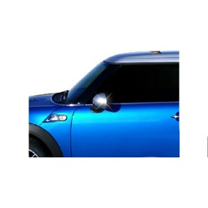 ΚΑΠΑΚΙΑ ΚΑΘΡΕΠΤΩΝ ΓΙΑ MINI CLUBMAN HB 3D R55 2007-2014 / COOPER R56 / R57 / R58 / R59 / COUNTRYMAN ΧΡΩΜΙΟ 2ΤΕΜ ΜΕΤΑΛΛΙΚΑ