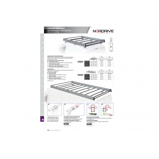 AMC-N10127 - ΣΧΑΡΑ ΟΡΟΦΗΣ KARGO RACK 340x145cm ΣΙΔΕΡΕΝΙΑ ΜΕ ΠΛΑΙΝΑ ΠΡΟΦΙΛ ΑΛΟΥΜΙΝΙΟΥ ΣΧΑΡΑ ΟΡΟΦΗΣ KARGO RACK 340x145cm ΣΙΔΕΡΕΝΙΑ ΜΕ ΠΛΑΙΝΑ ΠΡΟΦΙΛ ΑΛΟΥΜΙΝΙΟΥ