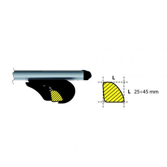 AMC-N20012 - KIT ΑΚΡΑ (ΠΟΔΙΑ) ΓΙΑ ΜΠΑΡΕΣ NORDRIVE ΑΛΟΥΜΙΝΙΟΥ SW 4ΤΜΧ ΜΕ ΚΛΕΙΔΙ RAIL KIT ALU KIT ΑΚΡΑ (ΠΟΔΙΑ) ΓΙΑ ΜΠΑΡΕΣ NORDRIVE ΑΛΟΥΜΙΝΙΟΥ SW 4ΤΜΧ ΜΕ ΚΛΕΙΔΙ RAIL KIT ALU