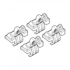 ΑΚΡΑ ΓΙΑ ΜΠΑΡΕΣ NORDRIVE ΓΙΑ TOYOTA COROLLA VERSO 01/02-03/04 KIT