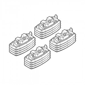 ΑΚΡΑ ΓΙΑ ΜΠΑΡΕΣ NORDRIVE ΓΙΑ MAZDA 3 4D/5D 01/04-13 / KIA CEED 5D 02/07-04/12 KIT