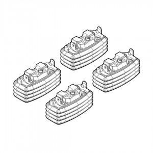ΑΚΡΑ ΓΙΑ ΜΠΑΡΕΣ NORDRIVE ΓΙΑ FORD FOCUS 3D/5D 02/05-02/11 KIT