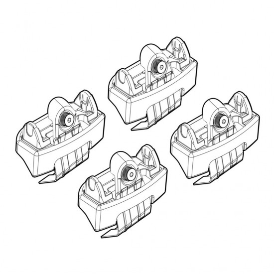AMC-N21102 - ΑΚΡΑ ΓΙΑ ΜΠΑΡΕΣ NORDRIVE ΓΙΑ FIAT 500 07/07+ KIT ΑΚΡΑ ΓΙΑ ΜΠΑΡΕΣ NORDRIVE ΓΙΑ FIAT 500 07/07+ KIT