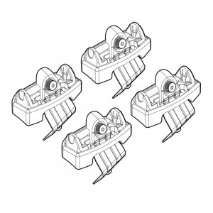 ΑΚΡΑ ΓΙΑ ΜΠΑΡΕΣ NORDRIVE ΓΙΑ PEUGEOT 208 5D 4/12+ KIT