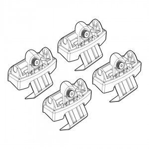 ΑΚΡΑ ΓΙΑ ΜΠΑΡΕΣ NORDRIVE ΓΙΑ RENAULT CLIO 5D 11/12+ KIT