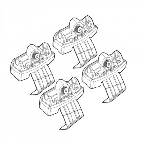 ΑΚΡΑ ΓΙΑ ΜΠΑΡΕΣ NORDRIVE ΓΙΑ FORD C-MAX 11/10+ KIT