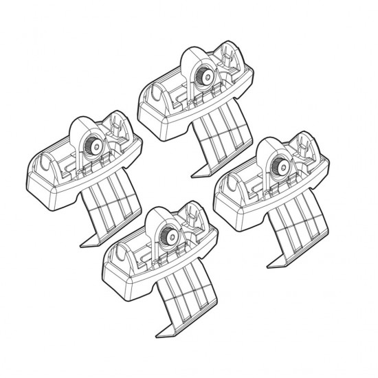 AMC-N21120 - ΑΚΡΑ ΓΙΑ ΜΠΑΡΕΣ NORDRIVE ΓΙΑ FORD C-MAX 11/10+ KIT ΑΚΡΑ ΓΙΑ ΜΠΑΡΕΣ NORDRIVE ΓΙΑ FORD C-MAX 11/10+ KIT