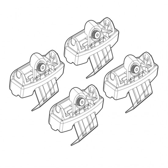 AMC-N21125 - ΑΚΡΑ ΓΙΑ ΜΠΑΡΕΣ NORDRIVE ΓΙΑ VOLVO V60/S60 11/10+ KIT ΑΚΡΑ ΓΙΑ ΜΠΑΡΕΣ NORDRIVE ΓΙΑ VOLVO V60/S60 11/10+ KIT