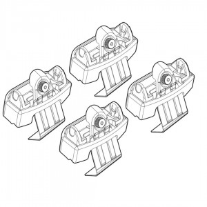 ΑΚΡΑ ΓΙΑ ΜΠΑΡΕΣ NORDRIVE ΓΙΑ VW POLO 5D 09/09+ KIT