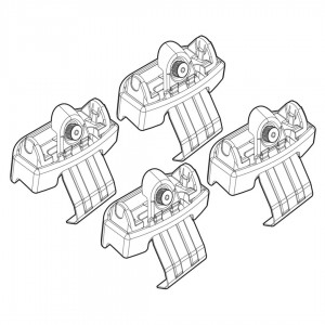 ΑΚΡΑ ΓΙΑ ΜΠΑΡΕΣ NORDRIVE ΓΙΑ TOYOTA VERSO-S 05/11+ KIT
