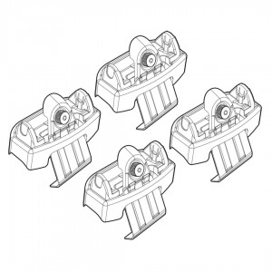 ΑΚΡΑ ΓΙΑ ΜΠΑΡΕΣ NORDRIVE ΓΙΑ HYUNDAI ix20 11/10+ KIT