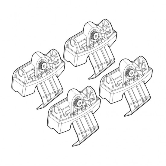 AMC-N21148 - ΑΚΡΑ ΓΙΑ ΜΠΑΡΕΣ NORDRIVE ΓΙΑ VOLVO V50 (no railing) 02/04+ KIT ΑΚΡΑ ΓΙΑ ΜΠΑΡΕΣ NORDRIVE ΓΙΑ VOLVO V50 (no railing) 02/04+ KIT