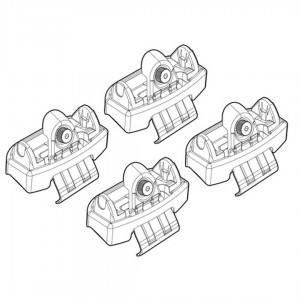ΑΚΡΑ ΓΙΑ ΜΠΑΡΕΣ NORDRIVE ΓΙΑ CITROEN C1 5D / PEUGEOT 108 5D / TOYOTA AYGO 5D 06/14+ KIT