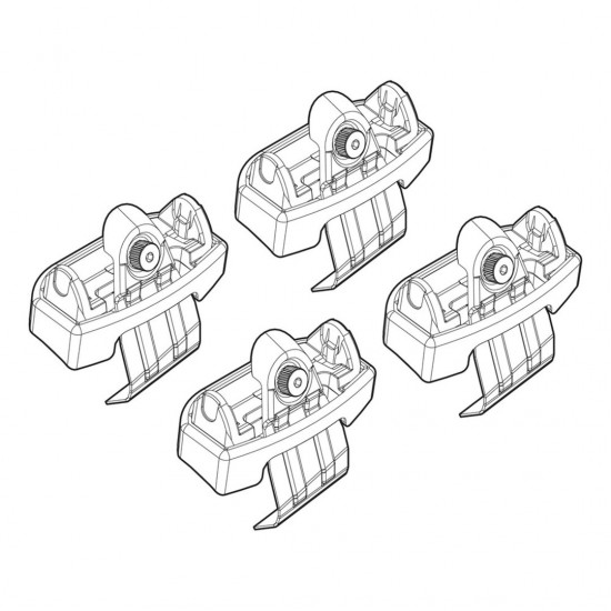 AMC-N21171 - ΑΚΡΑ ΓΙΑ ΜΠΑΡΕΣ NORDRIVE ΓΙΑ FIAT 500X 11/14+ KIT ΑΚΡΑ ΓΙΑ ΜΠΑΡΕΣ NORDRIVE ΓΙΑ FIAT 500X 11/14+ KIT