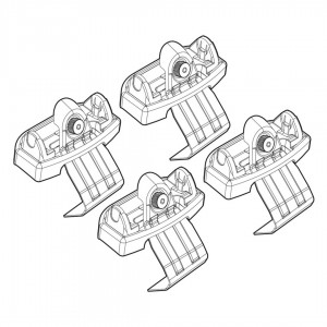 ΑΚΡΑ ΓΙΑ ΜΠΑΡΕΣ NORDRIVE ΓΙΑ RENAULT TWINGO/TWIGO OPENAIR 9/14+ KIT