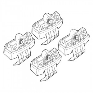ΑΚΡΑ ΓΙΑ ΜΠΑΡΕΣ NORDRIVE ΓΙΑ FIAT TIPO 4/5D 12/15+ KIT