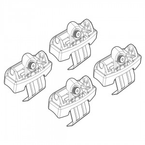 ΑΚΡΑ ΓΙΑ ΜΠΑΡΕΣ NORDRIVE ΓΙΑ MAZDA 3 5D 01/14+ KIT