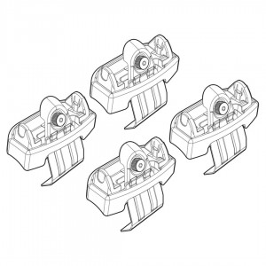 ΑΚΡΑ ΓΙΑ ΜΠΑΡΕΣ NORDRIVE ΓΙΑ HONDA HR-V 09/15+ KIT