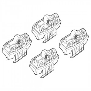 ΑΚΡΑ ΓΙΑ ΜΠΑΡΕΣ NORDRIVE ΓΙΑ TOYOTA VERSO 2009+ KIT