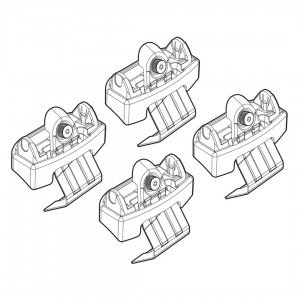 ΑΚΡΑ ΓΙΑ ΜΠΑΡΕΣ NORDRIVE ΓΙΑ PEUGEOT 3008 10/16+ KIT