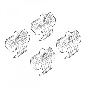 ΑΚΡΑ ΓΙΑ ΜΠΑΡΕΣ NORDRIVE ΓΙΑ SKODA SCALA 5D 06/19+ KIT