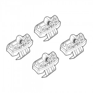 ΑΚΡΑ ΓΙΑ ΜΠΑΡΕΣ NORDRIVE ΓΙΑ OPEL CORSA F 5D 09/19+ / PEUGEOT 208 5D 11/19+ KIT