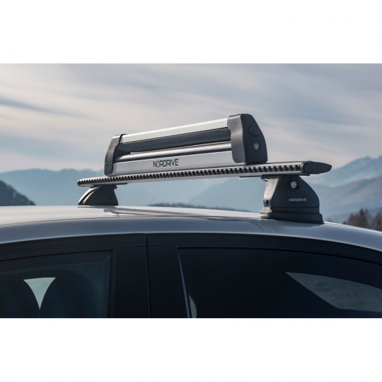 ΒΑΣΗ ΣΚΙ ΟΡΟΦΗΣ 6 ΖΕΥΓΑΡΙΑ ΣΚΙ /4 SNOWBOARD ΑΛΟΥΜΙΝΙΟΥ ΜΕ ΚΛΕΙΔΙ NORDIC-KING 80cm