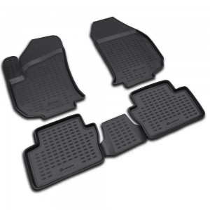 ΣΥΜΒΑΤΑ ΠΑΤΑΚΙΑ ΣΕ ΣΚΑΦΗ TPE ΛΑΣΤΙΧΟ ΓΙΑ OPEL ZAFIRA B 09/2005+  ΣΕ ΜΑΥΡΟ ΧΡΩΜΑ NOVLINE - 4 ΤΕΜ.