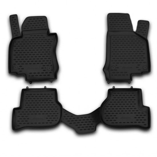ΜΑΡΚΕ ΠΑΤΑΚΙΑ ΣΕ ΣΚΑΦΗ TPE ΛΑΣΤΙΧΟ ΓΙΑ SKODA OCTAVIA 5 09/2004-2013  ΣΕ ΜΑΥΡΟ ΧΡΩΜΑ NOVLINE - 4 ΤΕΜ.
