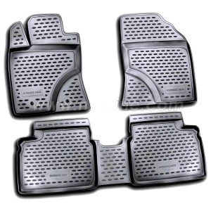 ΣΥΜΒΑΤΑ ΠΑΤΑΚΙΑ ΣΕ ΣΚΑΦΗ TPE ΛΑΣΤΙΧΟ ΓΙΑ TOYOTA AVENSIS 4D 04/2009-12/2015  ΣΕ ΜΑΥΡΟ ΧΡΩΜΑ NOVLINE - 4 ΤΕΜ.