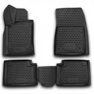 ΣΥΜΒΑΤΑ ΠΑΤΑΚΙΑ ΣΕ ΣΚΑΦΗ TPE ΛΑΣΤΙΧΟ ΓΙΑ JEEP GRAND CHEROKEE 5D 2014-2021  ΣΕ ΜΑΥΡΟ ΧΡΩΜΑ NOVLINE - 4 ΤΕΜ.