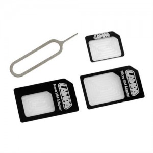 ΣΕΤ ΑΝΤΑΠΤΟΡΕΣ 3ΤΕΜ. UNIVERSAL ΓΙΑ ΚΑΡΤΕΣ SIM