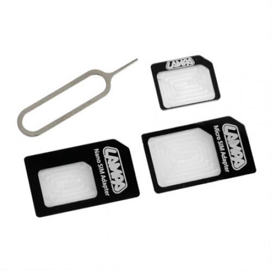 AMC-L.P15001/T - ΣΕΤ ΑΝΤΑΠΤΟΡΕΣ 3ΤΕΜ. UNIVERSAL ΓΙΑ ΚΑΡΤΕΣ SIM ΣΕΤ ΑΝΤΑΠΤΟΡΕΣ 3ΤΕΜ. UNIVERSAL ΓΙΑ ΚΑΡΤΕΣ SIM