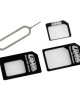 AMC-L.P15001/T - ΣΕΤ ΑΝΤΑΠΤΟΡΕΣ 3ΤΕΜ. UNIVERSAL ΓΙΑ ΚΑΡΤΕΣ SIM ΣΕΤ ΑΝΤΑΠΤΟΡΕΣ 3ΤΕΜ. UNIVERSAL ΓΙΑ ΚΑΡΤΕΣ SIM