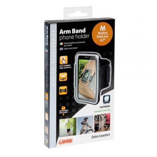 AMC-L.P16154/T - ΘΗΚΗ ΚΙΝΗΤΟΥ ΧΕΙΡΟΣ ARM BAND M ΜΑΧ 4,7 INCH ΜΑΥΡΗ ΜΕ ΕΛΑΣΤΙΚΟ ΙΜΑΝΤΑ ΚΑΙ VELCRO LAMPA - 1 ΤΕΜ. ΘΗΚΗ ΚΙΝΗΤΟΥ ΧΕΙΡΟΣ ARM BAND M ΜΑΧ 4,7 INCH ΜΑΥΡΗ ΜΕ ΕΛΑΣΤΙΚΟ ΙΜΑΝΤΑ ΚΑΙ VELCRO LAMPA - 1 ΤΕΜ.