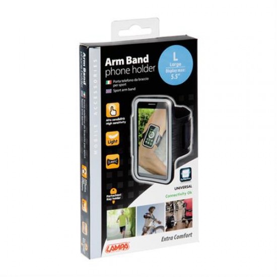 AMC-L.P16155/T - ΘΗΚΗ ΚΙΝΗΤΟΥ ΧΕΙΡΟΣ ARM BAND L ΜΑΧ 5,5 INCH ΜΑΥΡΗ ΜΕ ΕΛΑΣΤΙΚΟ ΙΜΑΝΤΑ ΚΑΙ VELCRO LAMPA - 1 ΤΕΜ. ΘΗΚΗ ΚΙΝΗΤΟΥ ΧΕΙΡΟΣ ARM BAND L ΜΑΧ 5,5 INCH ΜΑΥΡΗ ΜΕ ΕΛΑΣΤΙΚΟ ΙΜΑΝΤΑ ΚΑΙ VELCRO LAMPA - 1 ΤΕΜ.